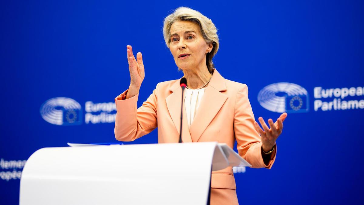 La presidenta de la Comisión Europea, Ursula Von der Leyen.