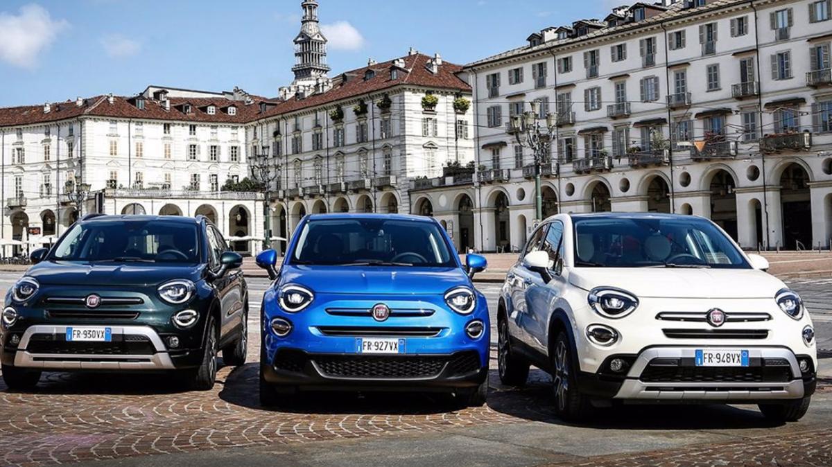 Vehículos de Fiat en Turín (Italia).