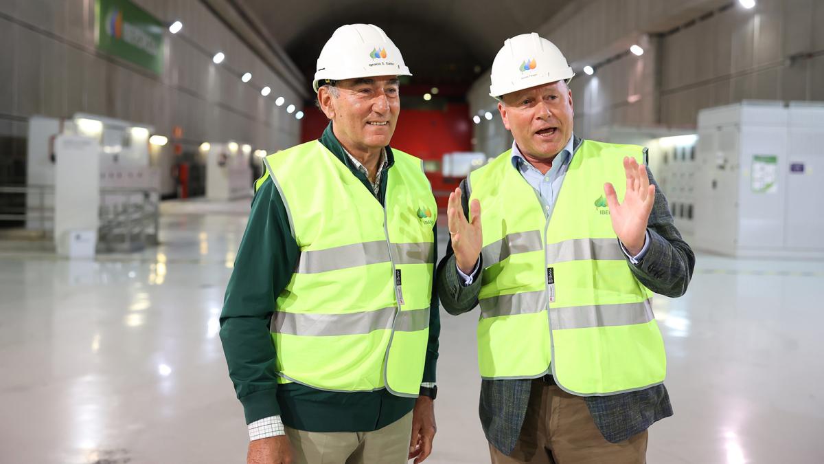 Ignacio Galán, presidente de Iberdrola, y Nicolai Tangen, CEO de Norges Bank.