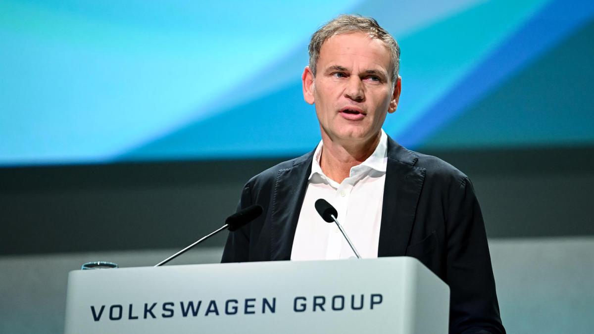 El CEO del grupo Volkswagen, Oliver Blume.