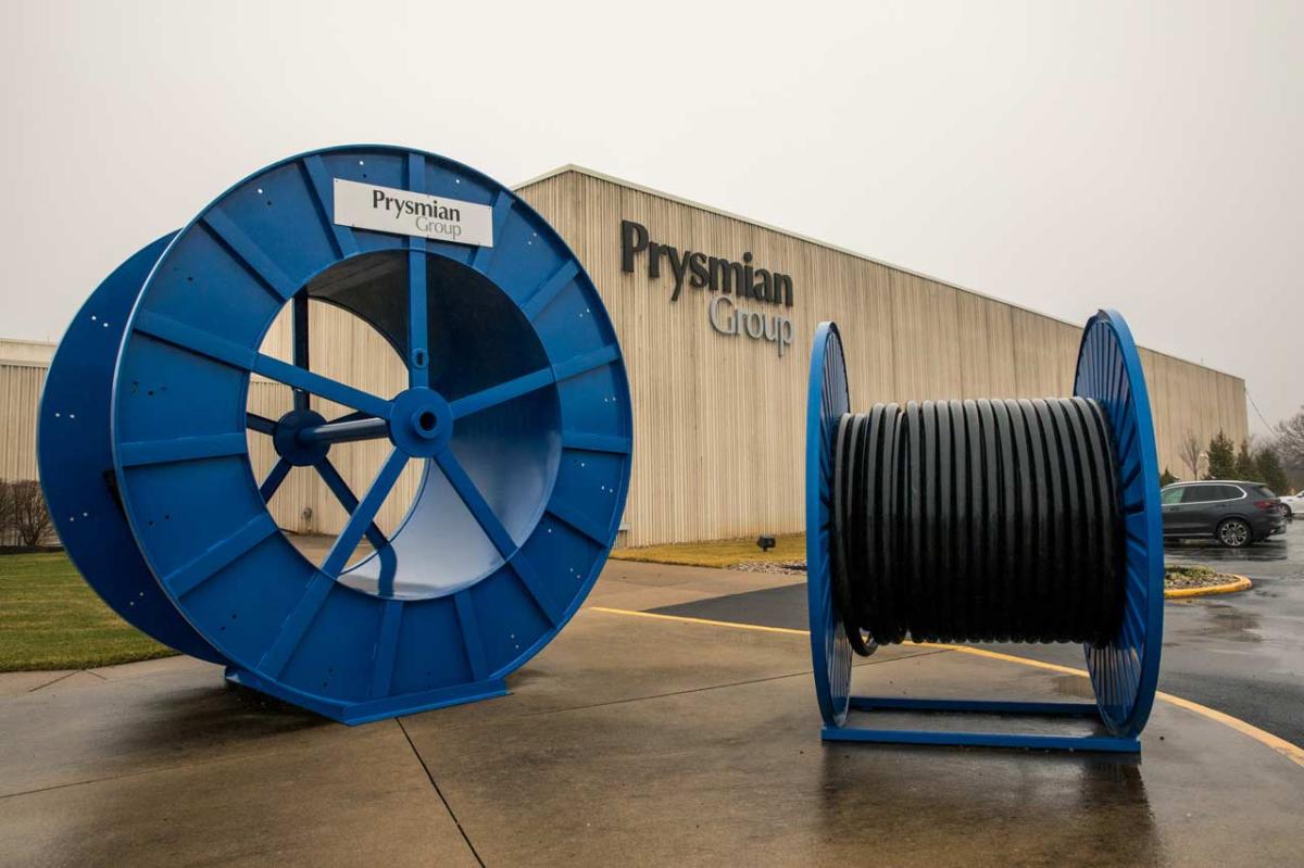 Fábrica de Prysmian Group.