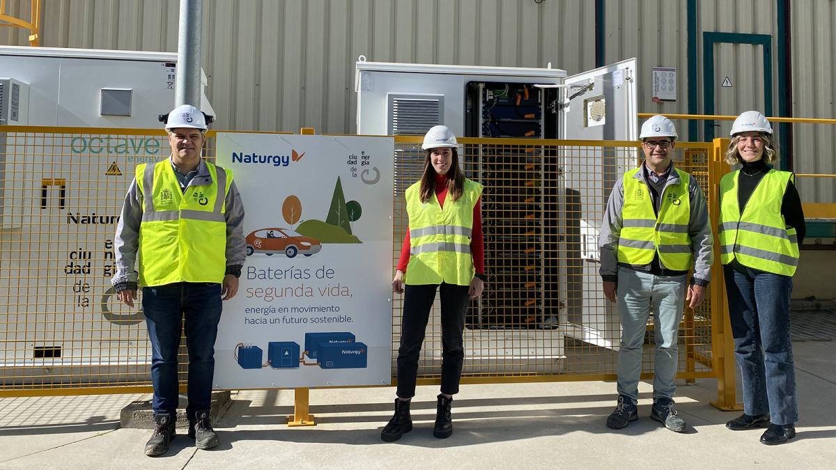 Naturgy y CIUDEN ponen en marcha su primer proyecto de baterías de vehículos de segunda vida para almacenamiento energético