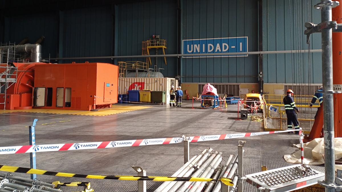 Trabajos de 30ª Recarga de la Unidad 1 de la Central Nuclear de Almaraz.