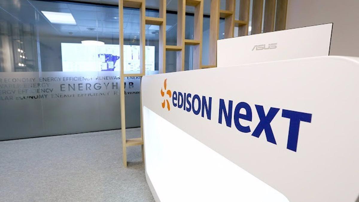 Logo de Edison Next.