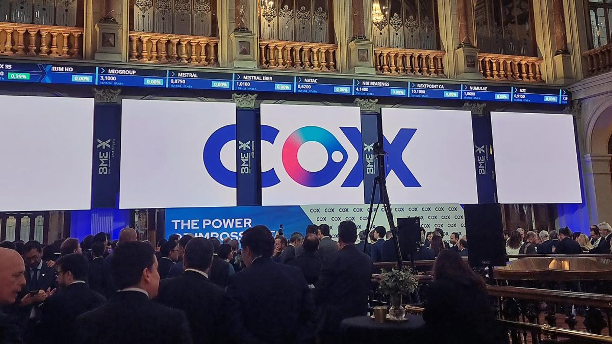 Cox debuta en Bolsa.