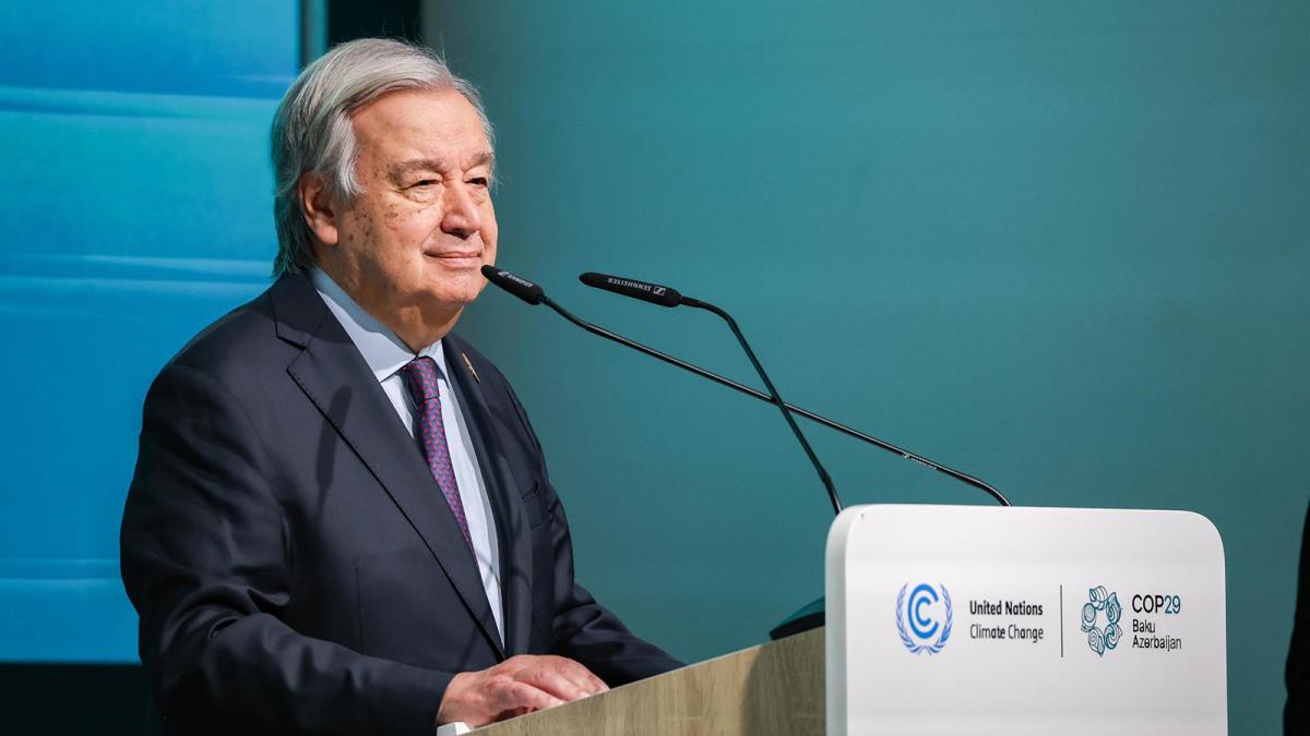 El secretario general de la ONU, António Guterres.