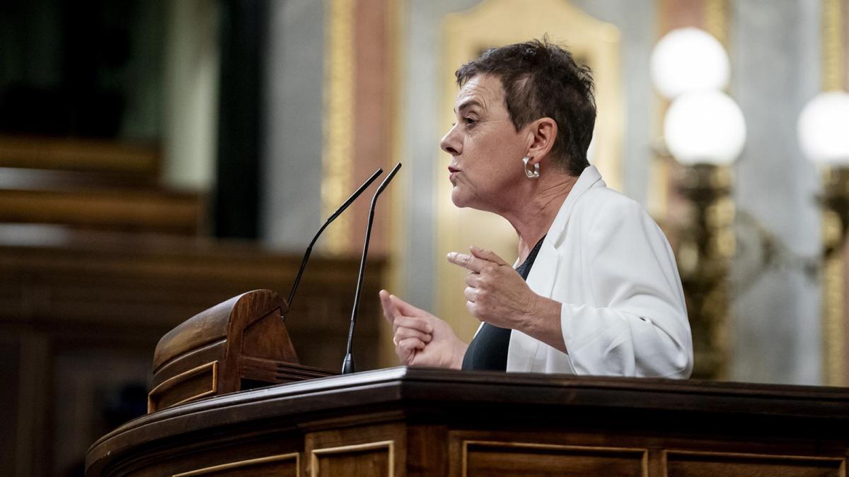 La portavoz de EH Bildu en el Congreso de los Diputados, Mertxe Aizpurua.