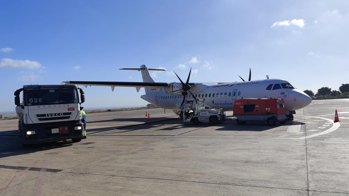 Moeve y Air Nostrum, pioneras en usar SAF en el aeropuerto de Melilla