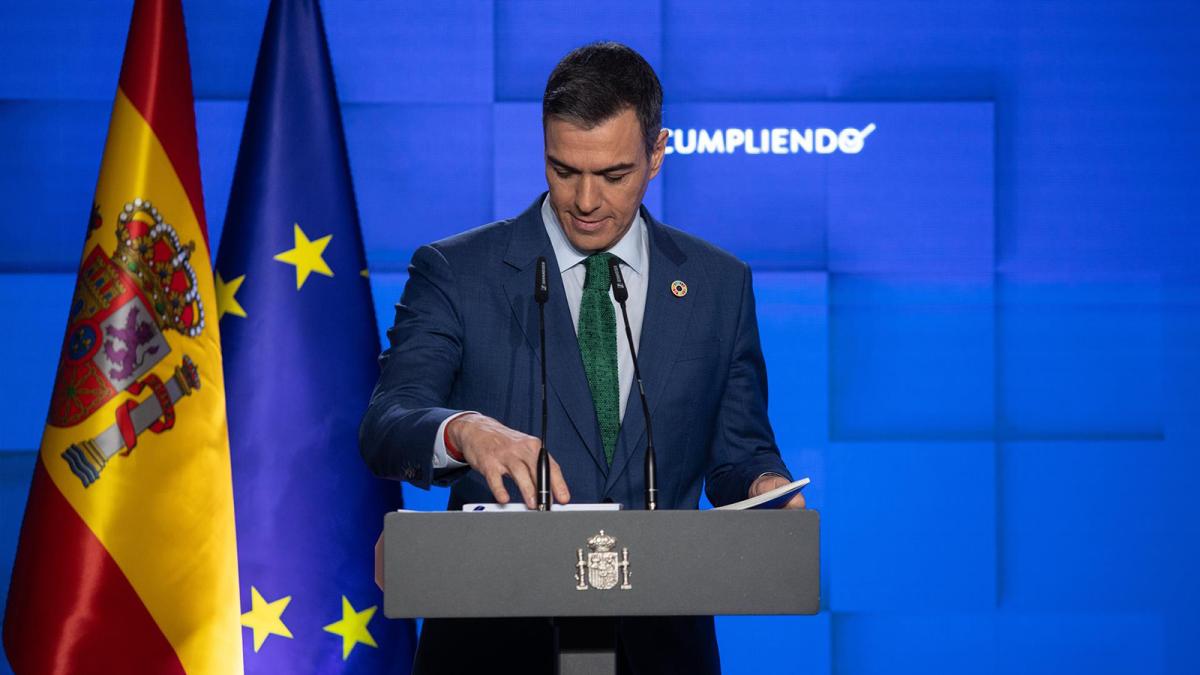 El presidente del Gobierno, Pedro Sánchez.