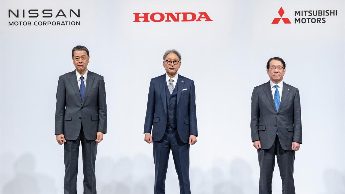 Alianza entre automovilísticas japonesas Mitsubishi, Honda y Nissan.