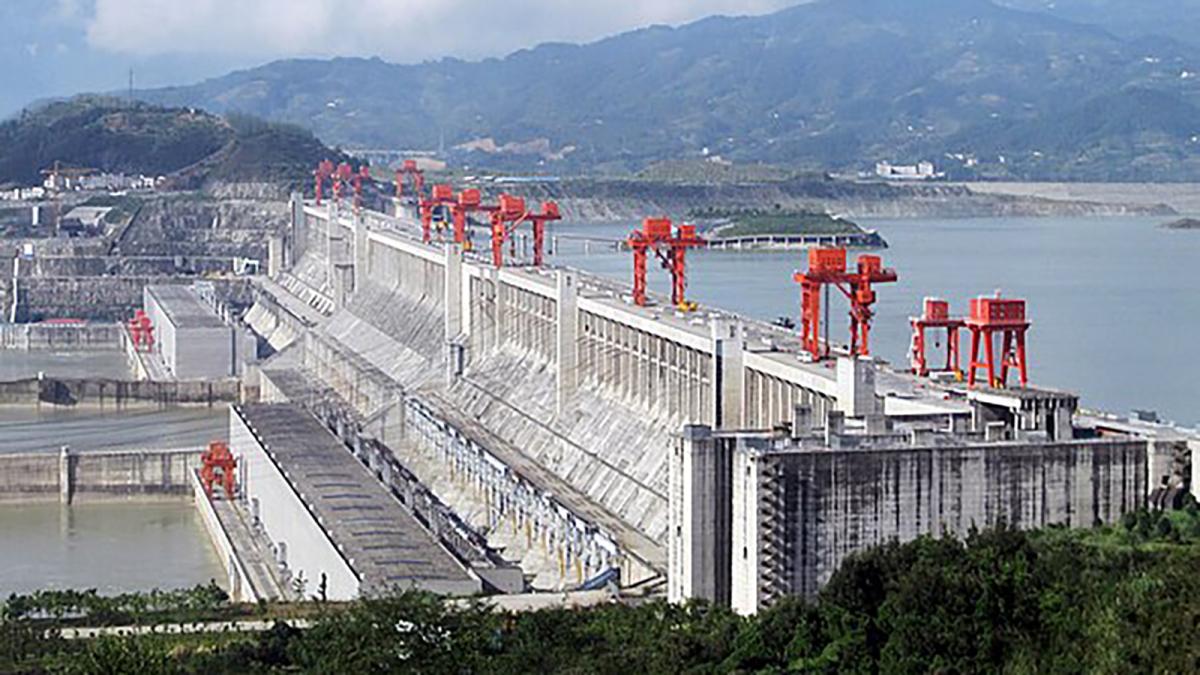 Presa de las Tres Gargantas en China. 