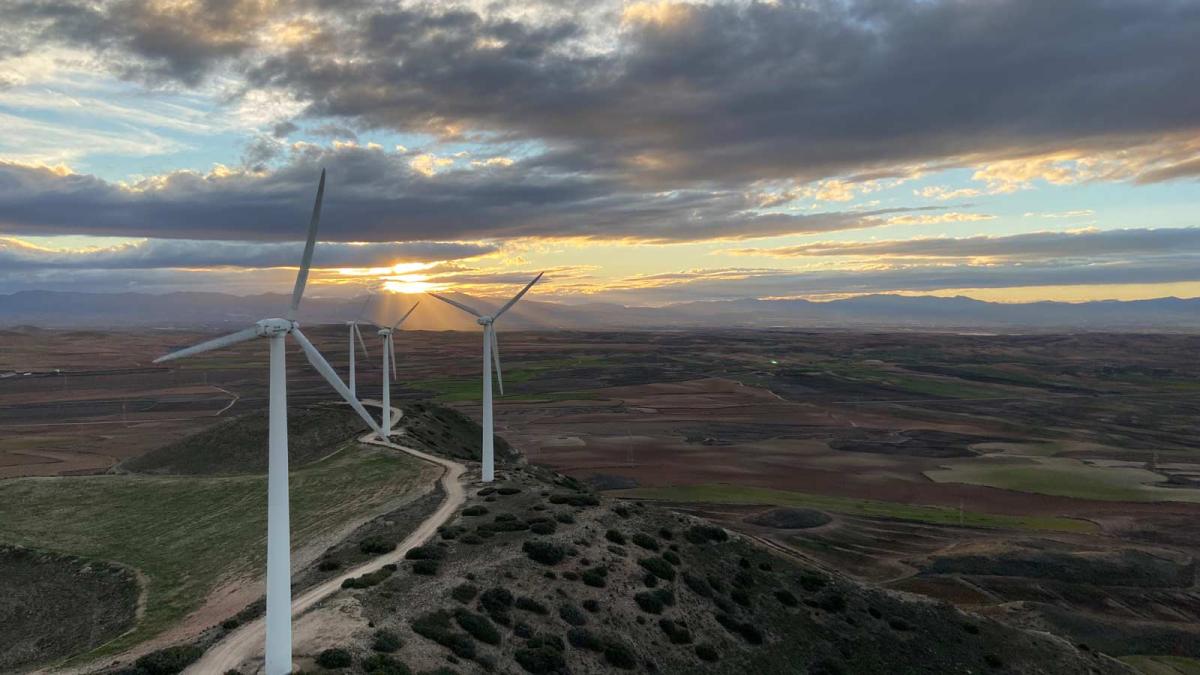 Parque eólico de Muel de RWE.