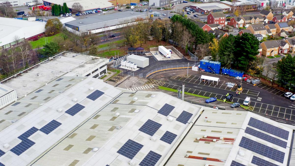 Instalación de Panasonic en Cardiff.