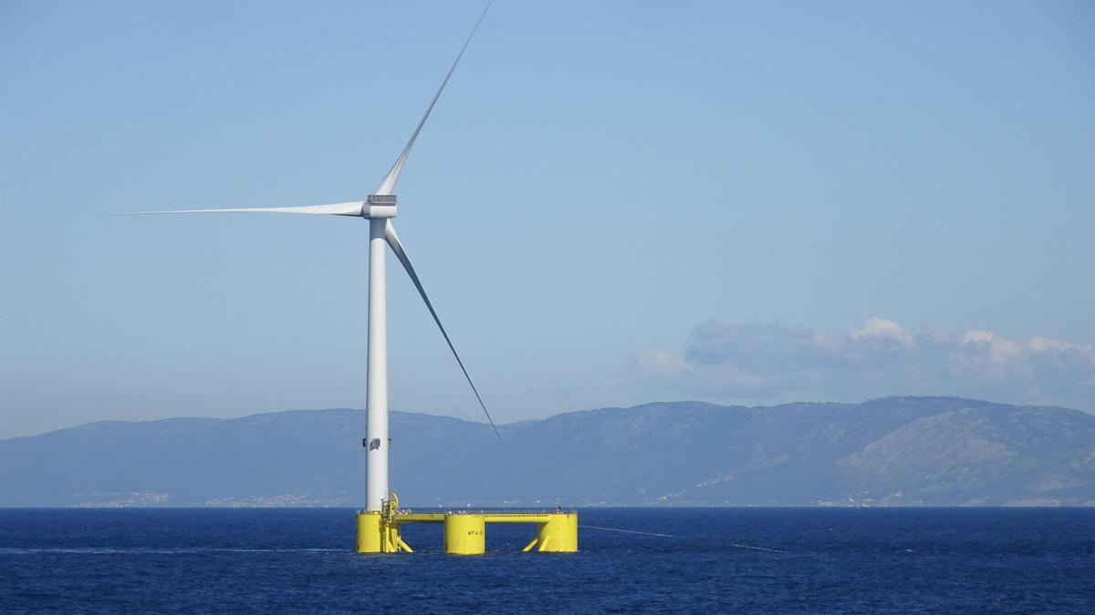 Archivo - Parque eólico marino flotante WindFloat Atlantic.