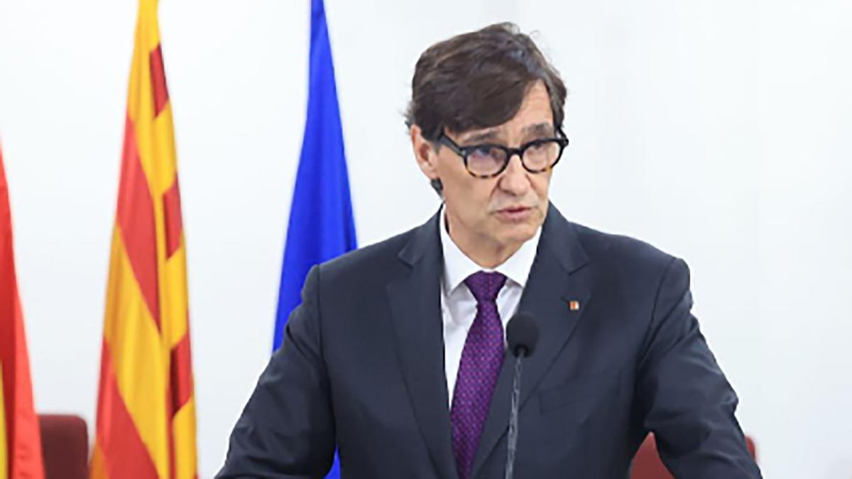 El president de la Generalitat de Cataluña, Salvador Illa.