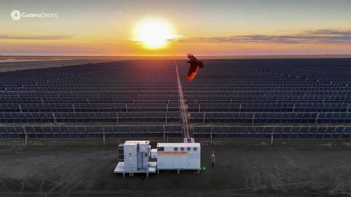 Planta fotovoltaica de  Gamesa Electric.