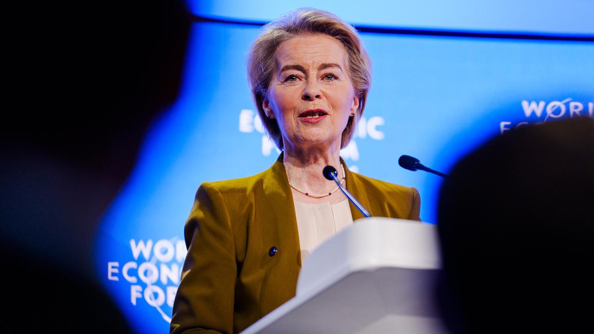 La presidenta de la CE, Ursula von der Leyen.