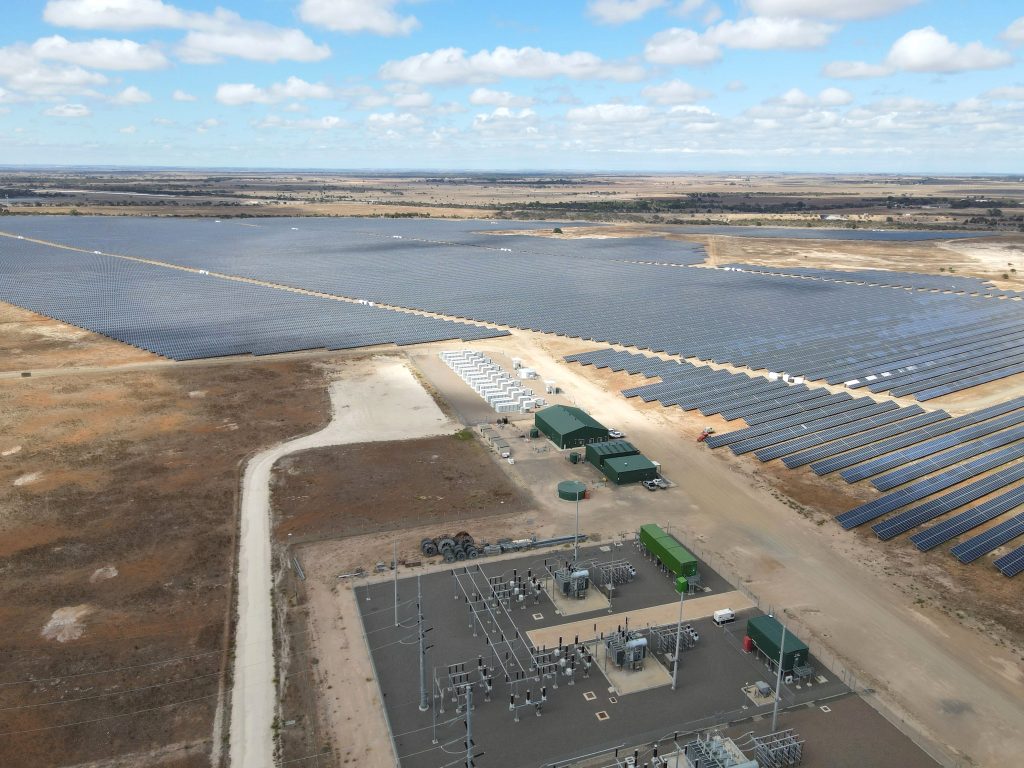 Proyecto híbrido de solar y baterías Tailem Bend 2.