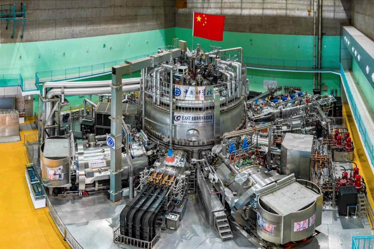 Tokamak EAST del Instituto de Física del Plasma de la Academia de Ciencias de China.