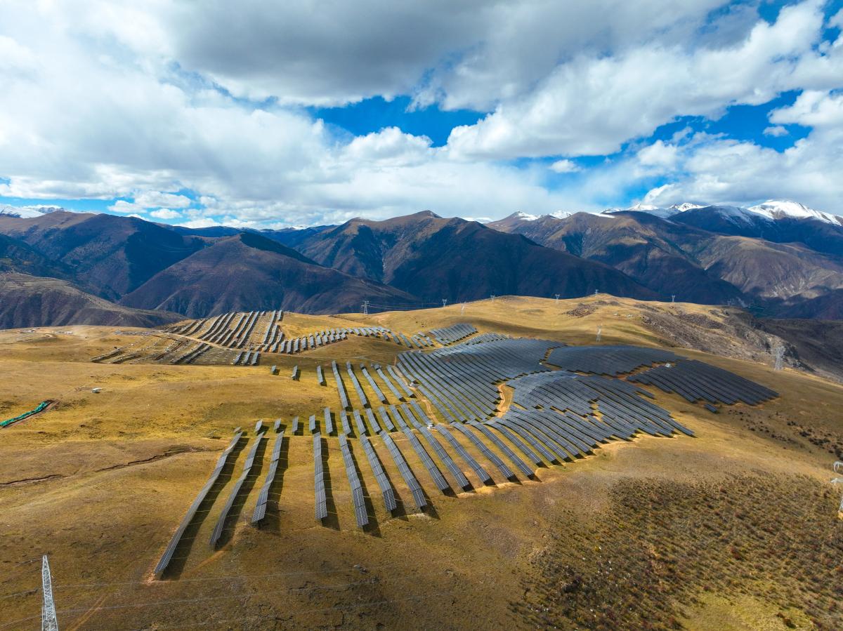 Una planta fotovoltaica de Trinasolar.