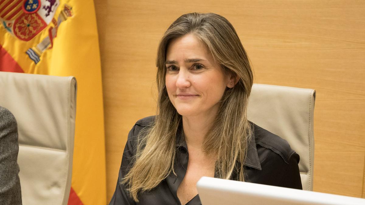 La ministra para la Transición Ecológica y Reto Demográfico, Sara Aagesen, en la Comisión de Transición Ecológica y Reto Demográfico.