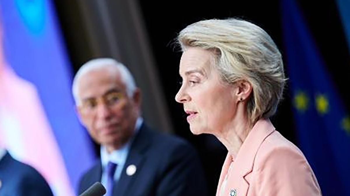 Von der Leyen aboga por negociar con pragmatismo con EEUU, pero proteger los intereses europeos