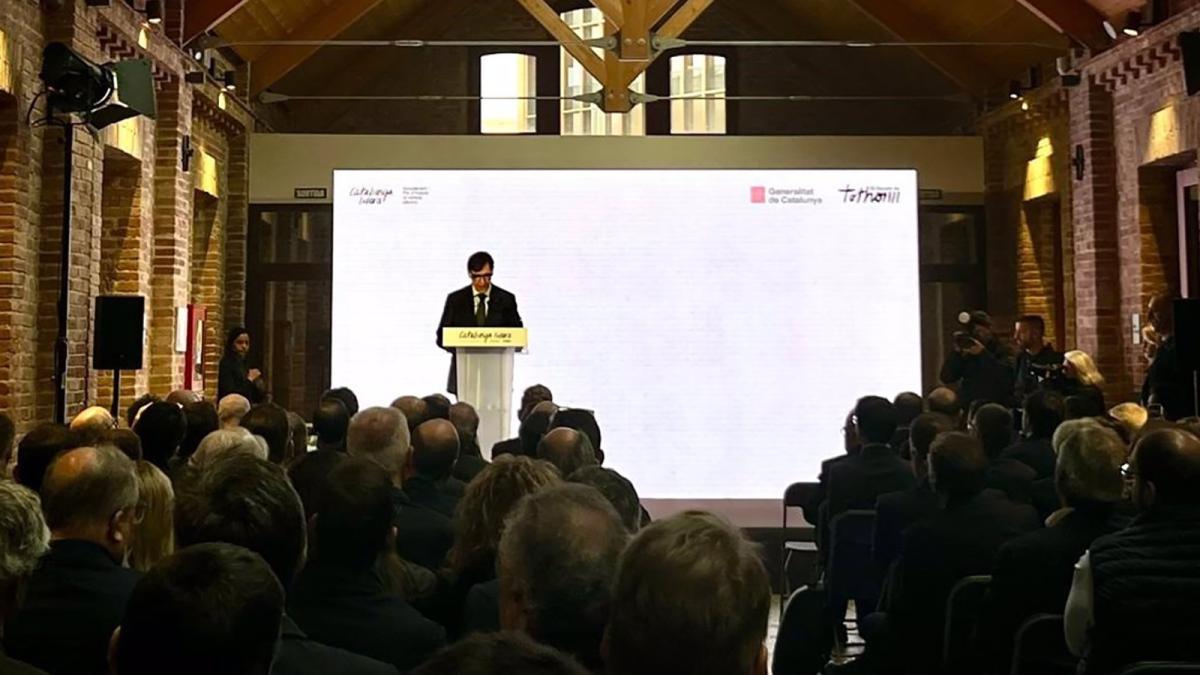 El presidente de la Generalitat de Cataluña, Salvador Illa.