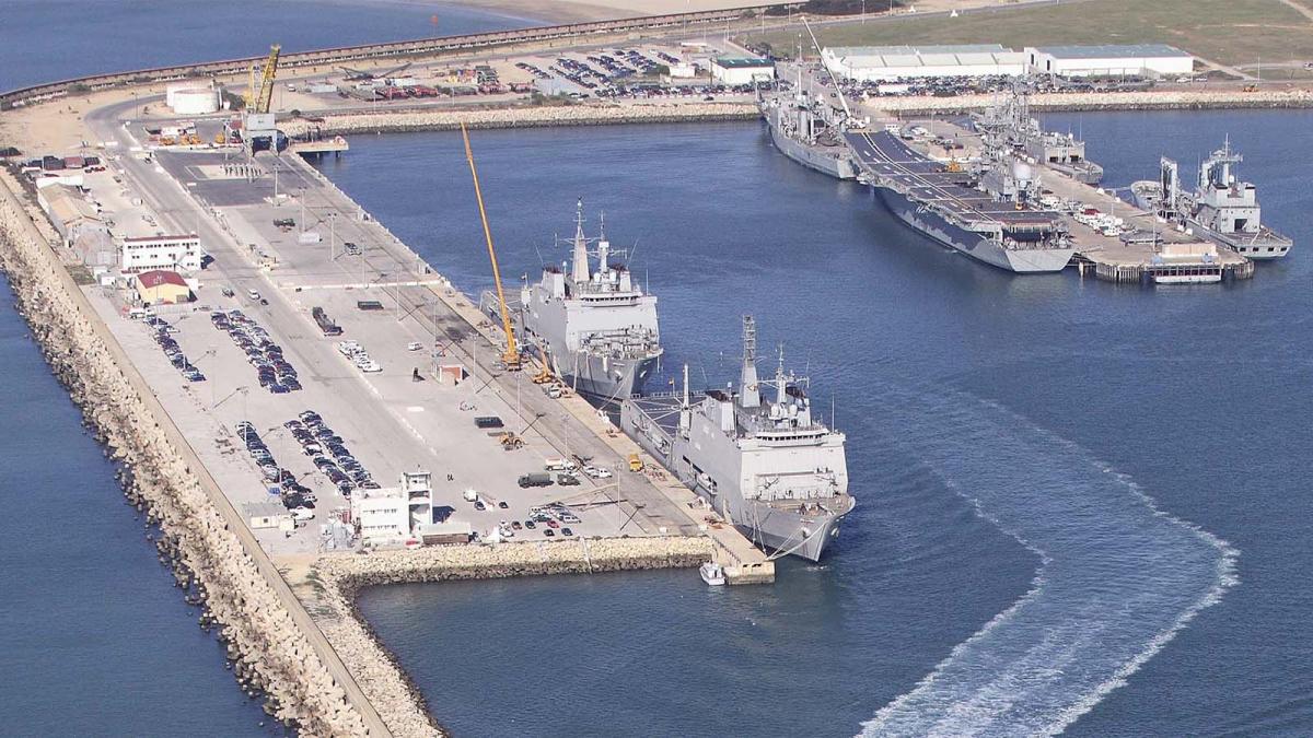 La Base Naval de Rota (Cádiz).