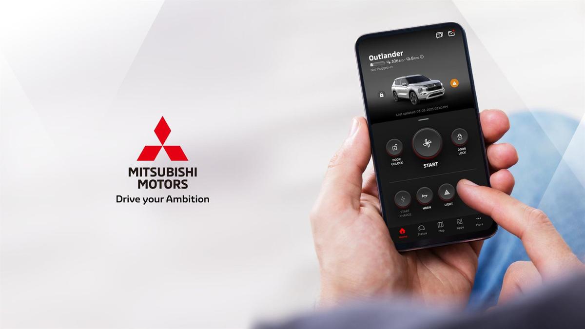 Mitsubishi lanza una nueva 'app' para sus clientes en Europa que ofrece información del vehículo