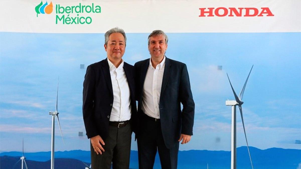 Iberdrola suministrará energía renovable de sus parques eólicos a la japonesa Honda en sus plantas de México