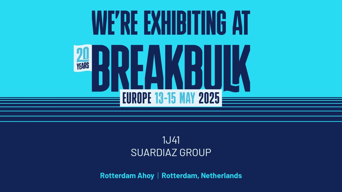 SUARDIAZ Group participará en Breakbulk Europe 2025.