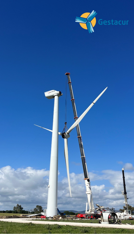 Gestacur finaliza el desmantelamiento del complejo eólico de Tahivilla para Acciona Energía