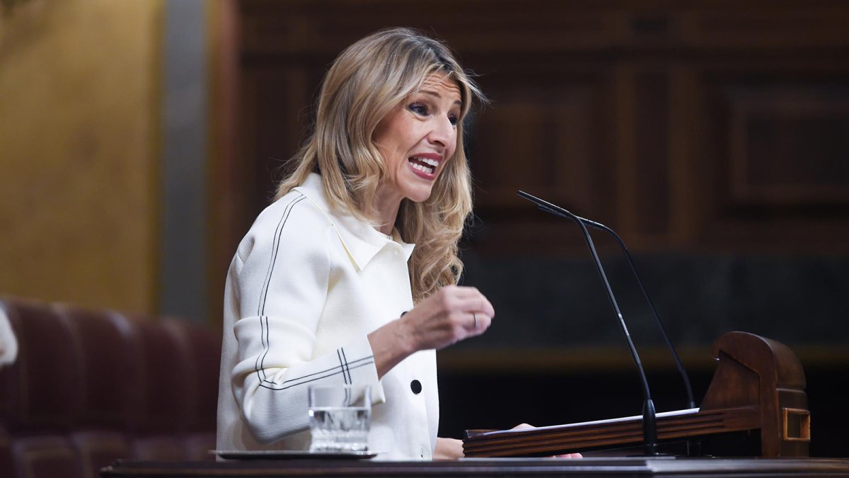 Díaz califica a Altri de "aberración ambiental" y asegura que su postura es "compartida" en el Gobierno