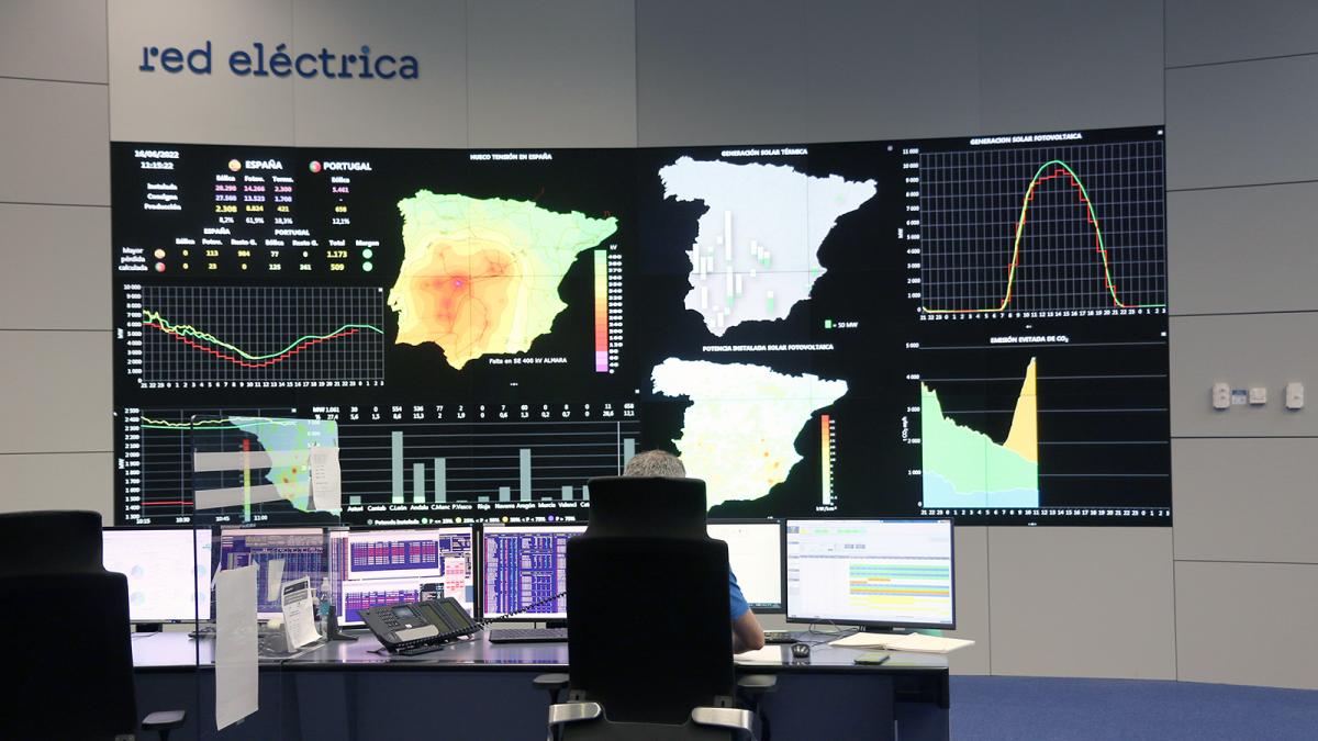 Centro de Control Eléctrico (Cecoel) de Red Eléctrica de España.