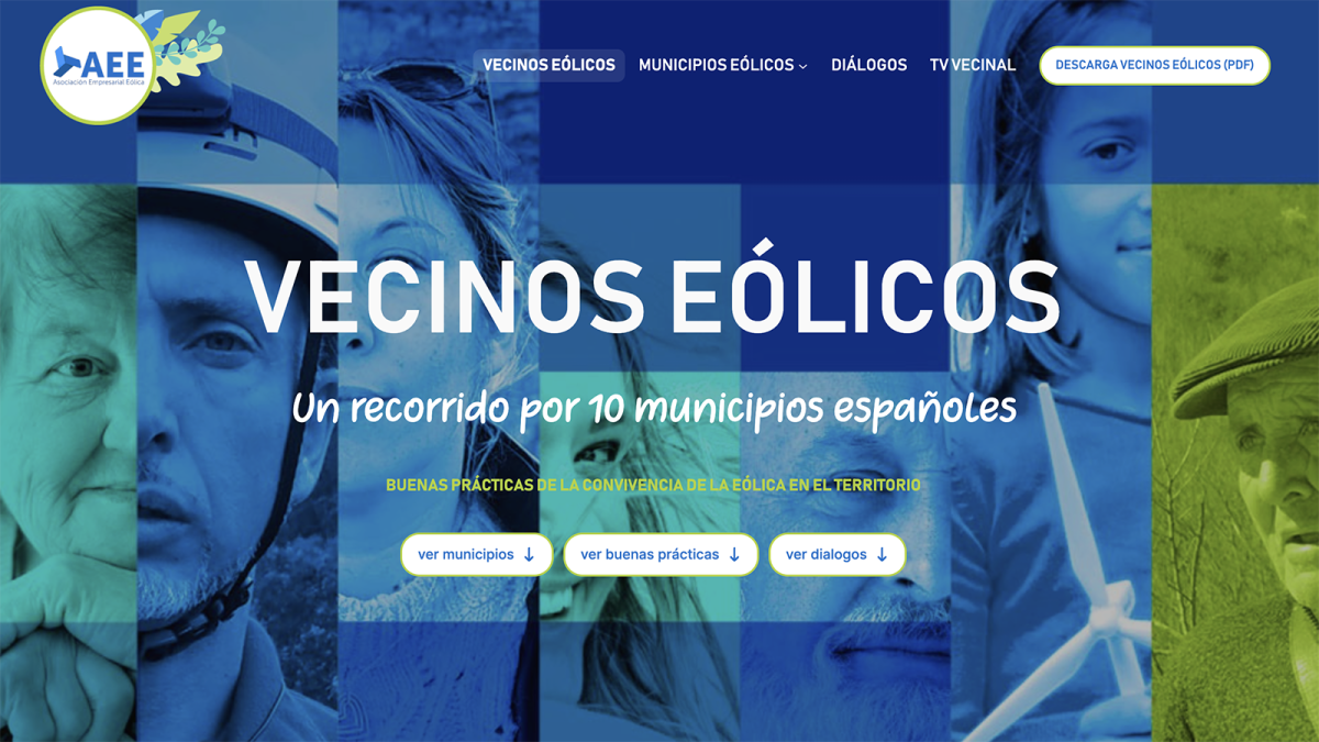 Nace Vecinos Eólicos, una iniciativa para acercar a las personas a la energía del viento