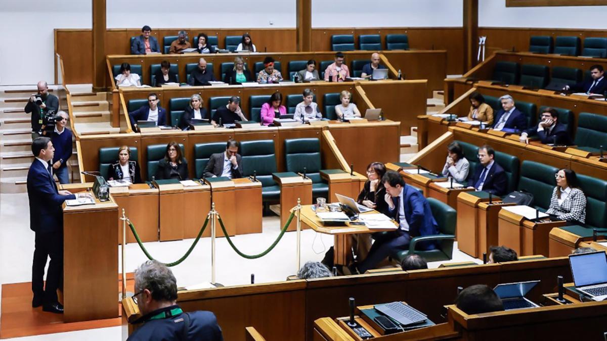 Pradales ha respondido a una pregunta del PP sobre la situación de Euskadi en materia de generación de energía.