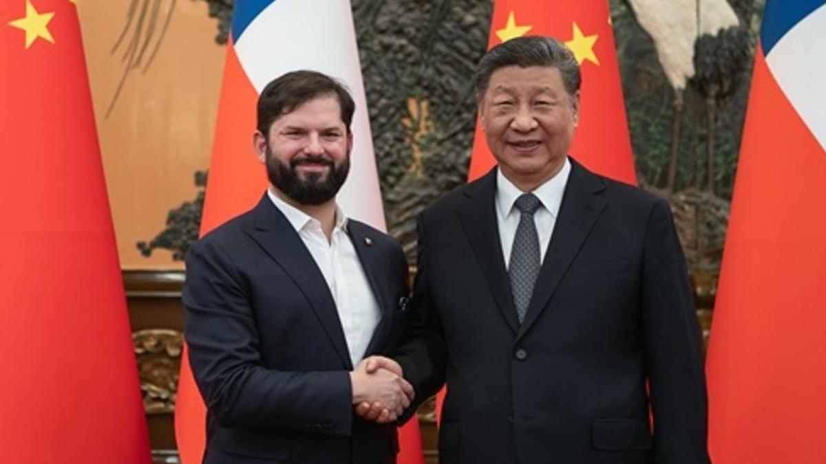 Boric y Xi Jinping abogan por fortalecer la cooperación bilateral en comercio entre Chile y China