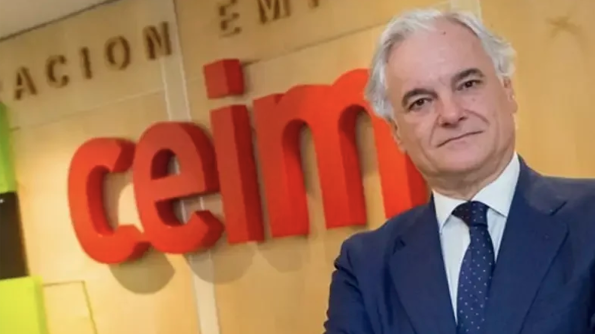 El presidente de CEIM, Miguel Garrido.