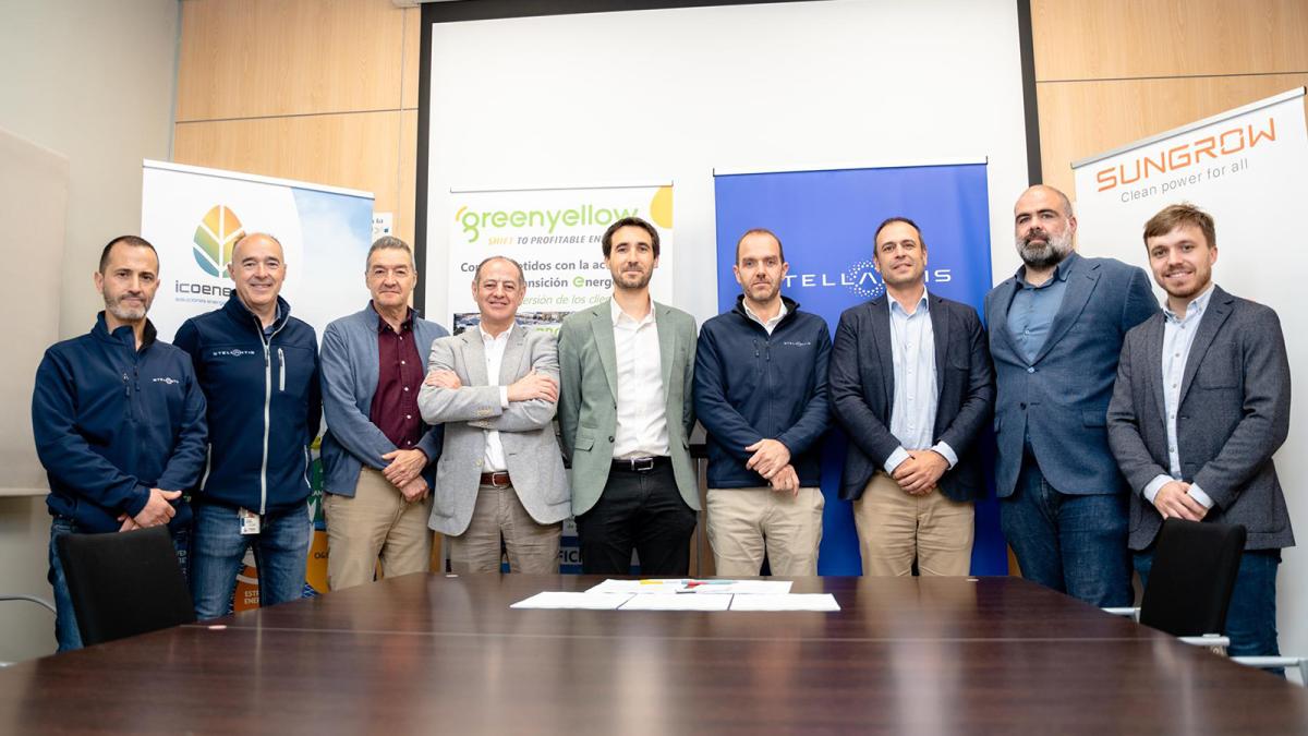 GreenYellow desarrolla un proyecto para impulsar la descarbonización de la planta de Stellantis en Madrid.