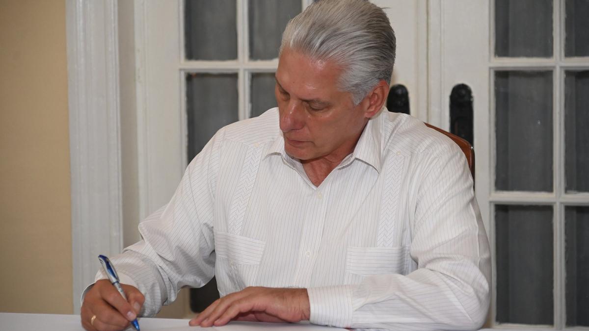 El presidente de Cuba, Miguel Díaz-Canel.