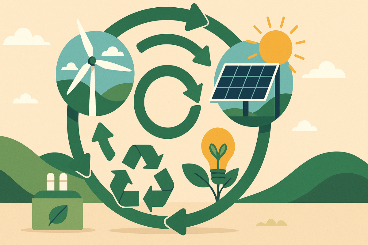 El Gobierno lanza Renocicla, un ambicioso programa de ayudas para impulsar la economía circular en energías renovables