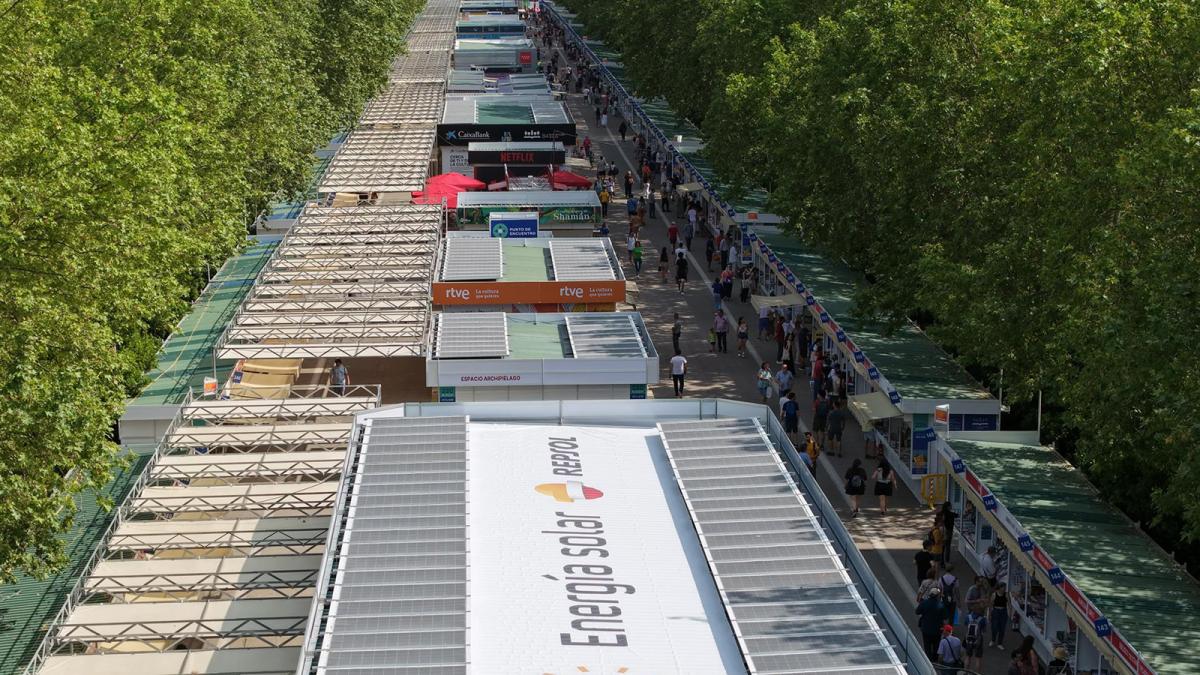 Repsol hará funcionar a la Feria del Libro de Madrid por primera vez con energía solar