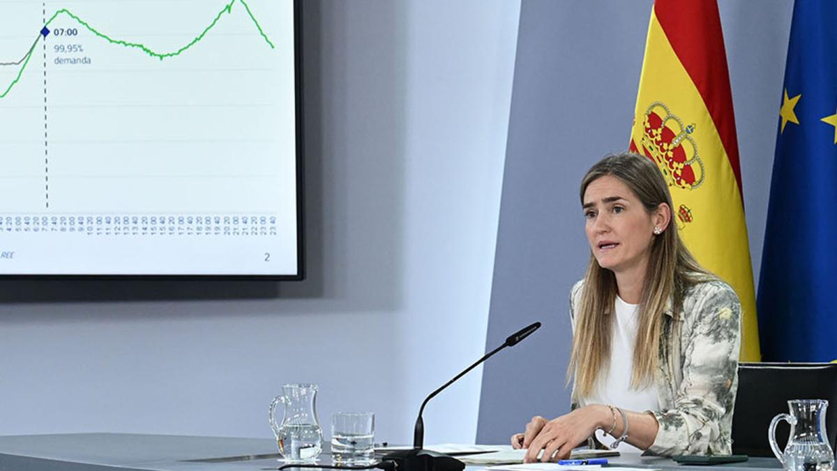 La ministra para la Transición Ecológica y el Reto Demográfico, Sara Aagesen