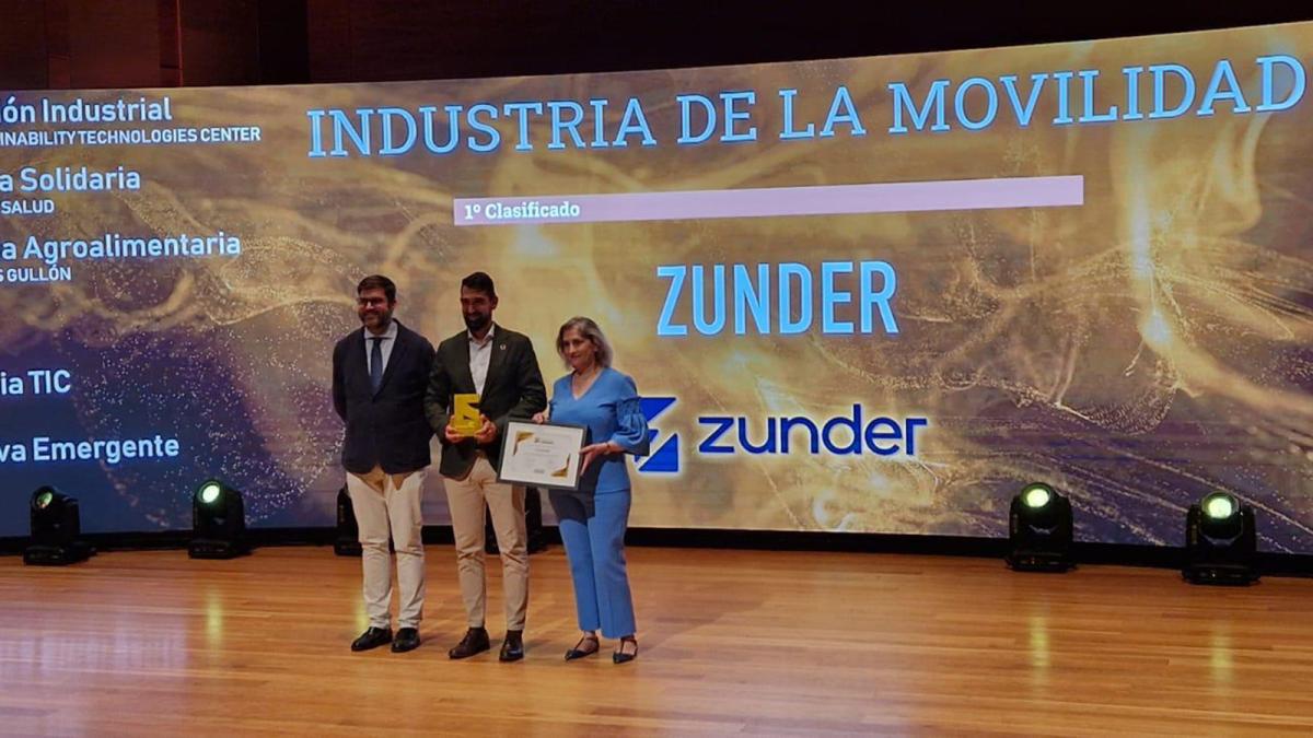 Zunder recibe el galardón a mejor empresa de Movilidad