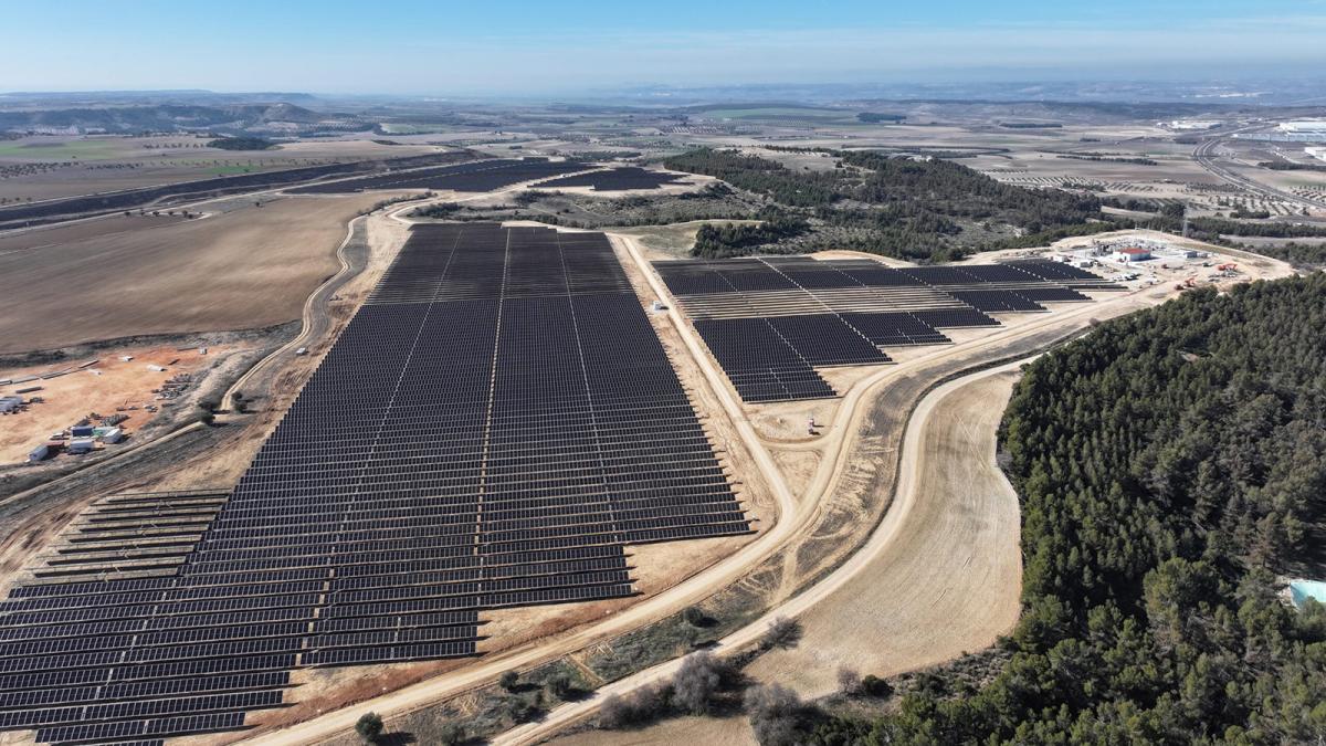 La planta fotovoltaica de Ocaña en Castilla-La Mancha de Naturgy.