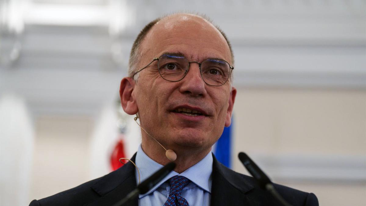 Enrico Letta cree que la UE debe ser "más dura" ante las amenazas arancelarias de Trump
