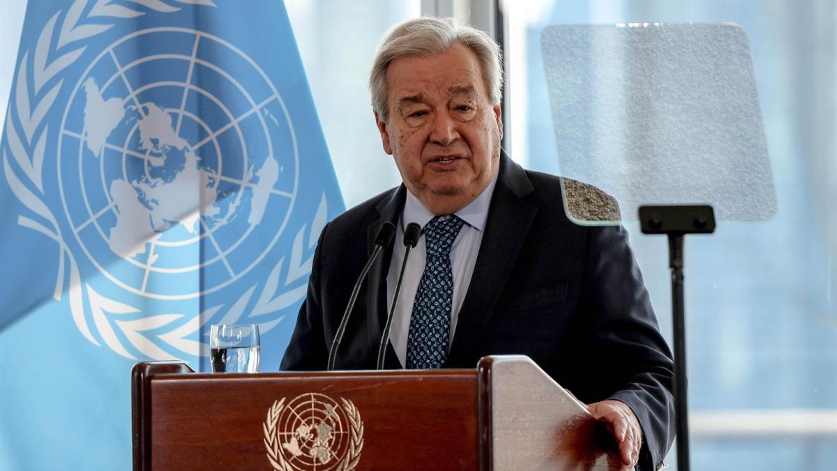 El secretario general de la ONU, António Guterres.