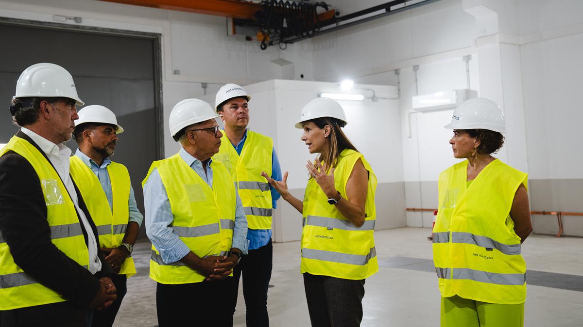 Red Eléctrica finaliza las obras de la subestación de El Palmar 66 kV en La Gomera.