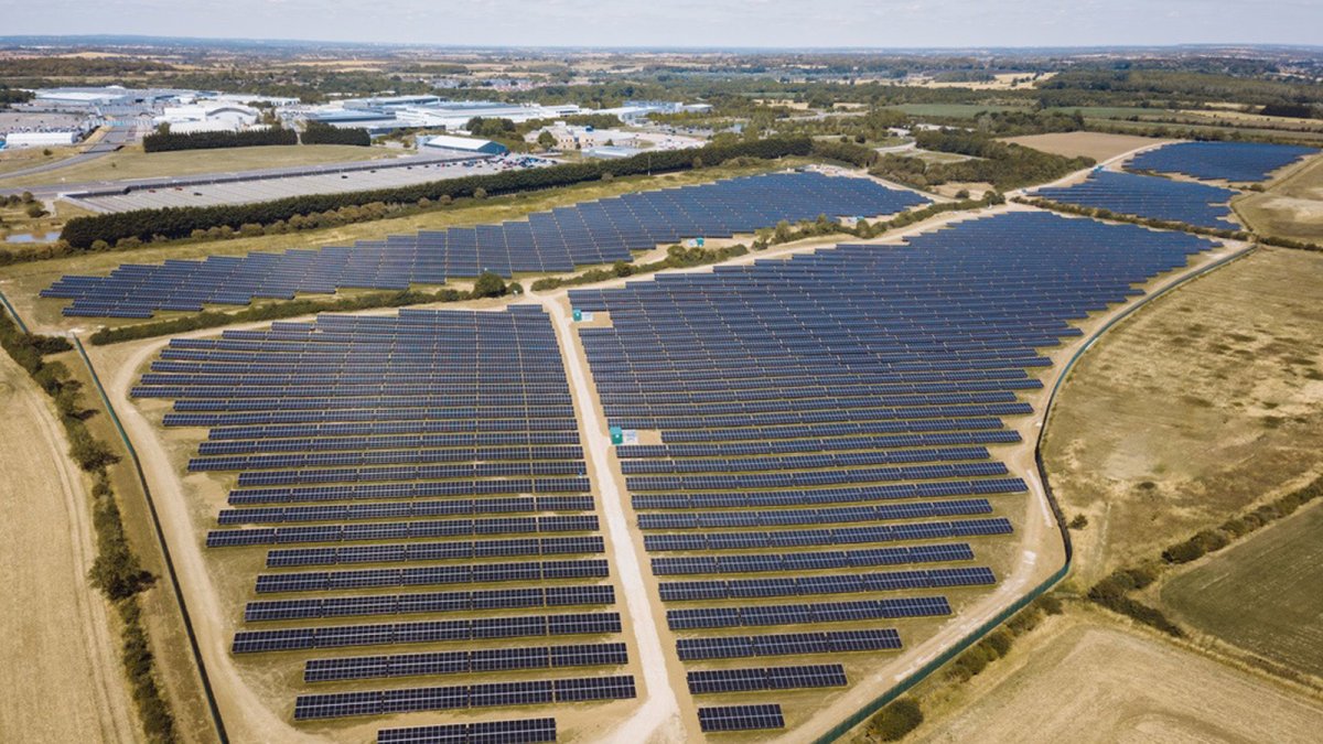 Planta fotovoltaica.