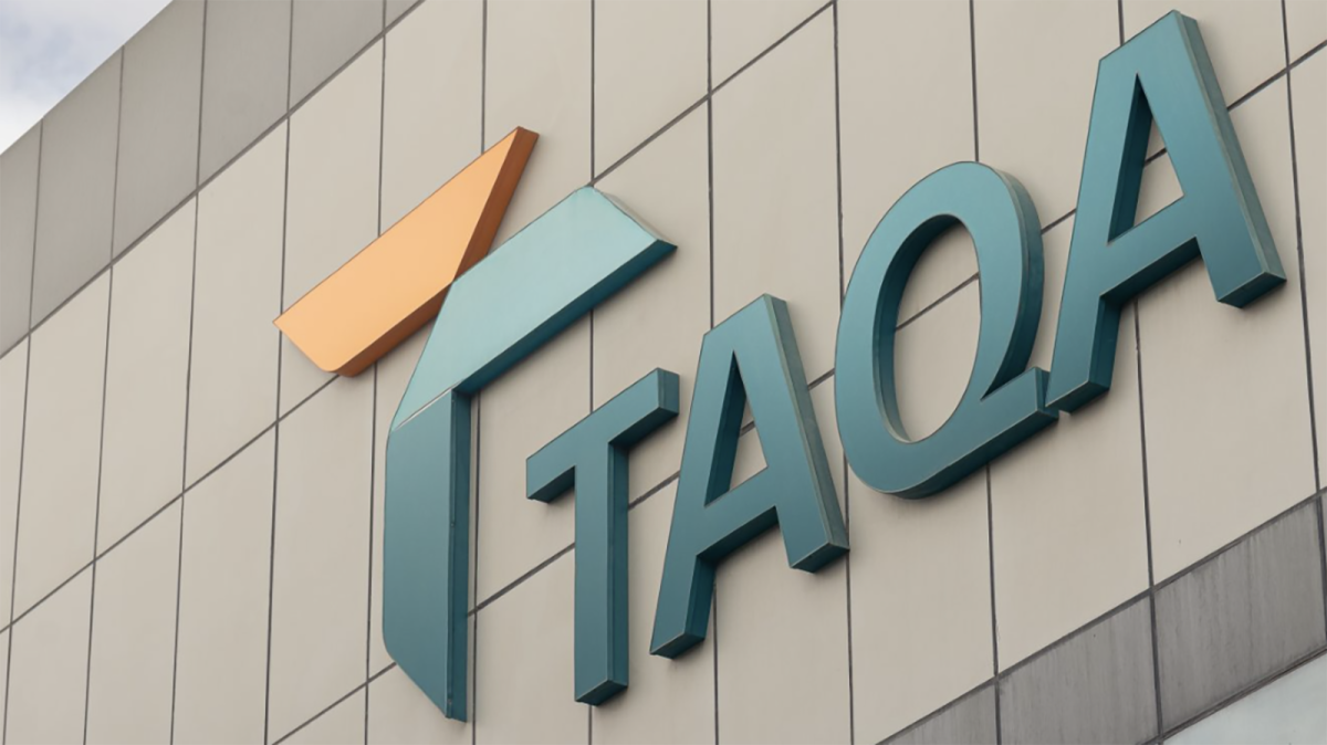 Logo de TAQA.